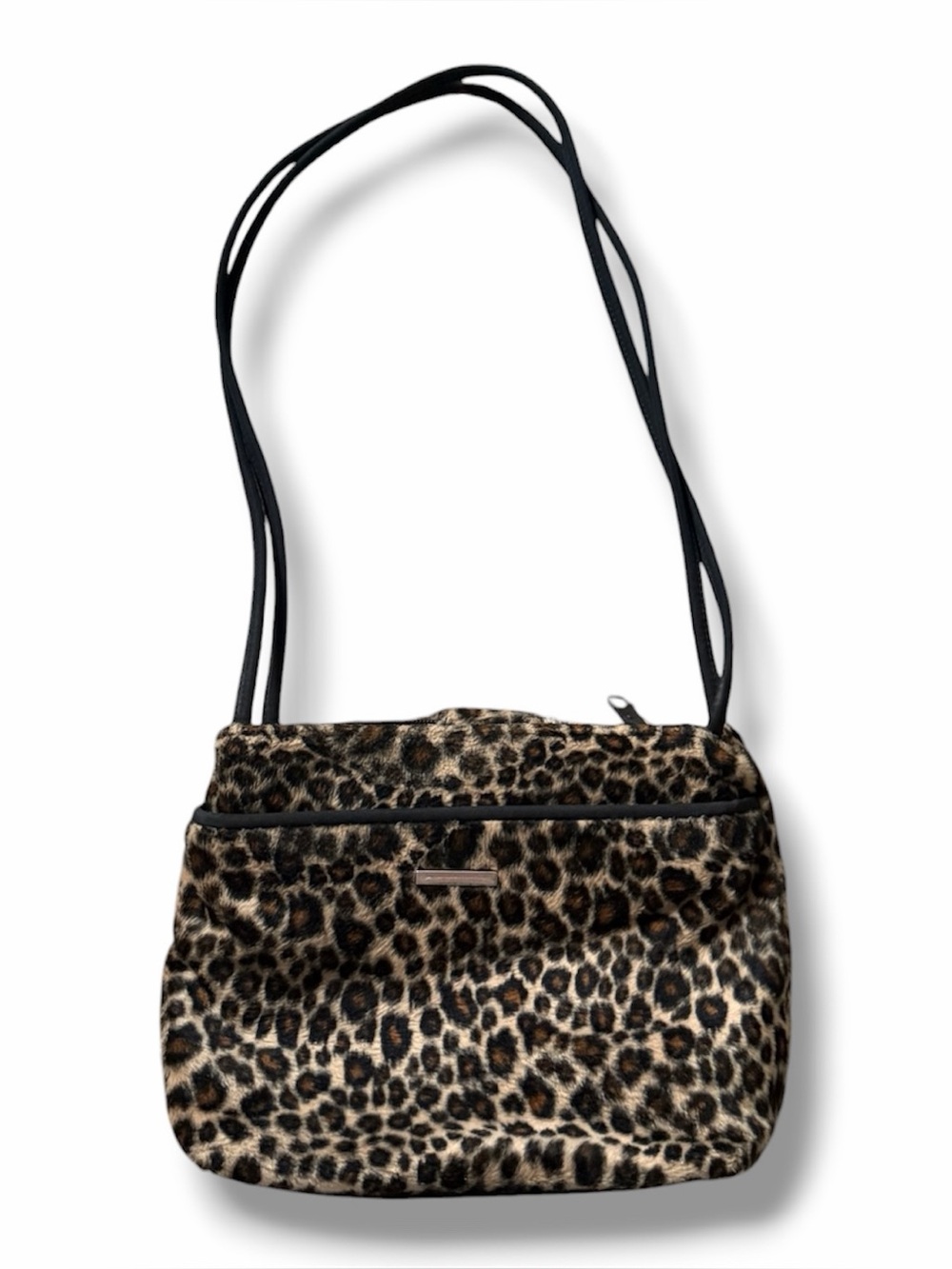 vintage y2k leopard print mini bag